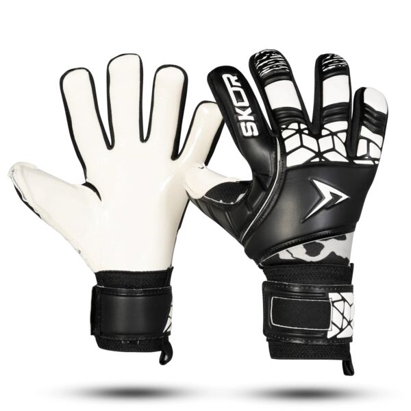 SKOR Amadeo Keepershandschoenen - Zwart/wit Thumbnail