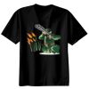 Basic Ronde Hals T-Shirt 140 gr/m2 Zwart Thumbnail