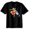 Basic Ronde Hals T-Shirt 140 gr/m2 Zwart Thumbnail