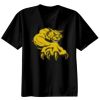 Basic Ronde Hals T-Shirt 140 gr/m2 Zwart Thumbnail
