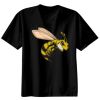 Basic Ronde Hals T-Shirt 140 gr/m2 Zwart Thumbnail