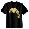 Basic Ronde Hals T-Shirt 140 gr/m2 Zwart Thumbnail