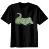 Basic Ronde Hals T-Shirt 140 gr/m2 Zwart Thumbnail