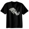 Basic Ronde Hals T-Shirt 140 gr/m2 Zwart Thumbnail