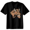 Basic Ronde Hals T-Shirt 140 gr/m2 Zwart Thumbnail