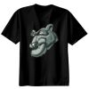 Basic Ronde Hals T-Shirt 140 gr/m2 Zwart Thumbnail