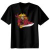 Basic Ronde Hals T-Shirt 140 gr/m2 Zwart Thumbnail