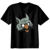 Basic Ronde Hals T-Shirt 140 gr/m2 Zwart Thumbnail