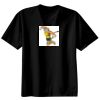 Basic Ronde Hals T-Shirt 140 gr/m2 Zwart Thumbnail