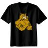 Basic Ronde Hals T-Shirt 140 gr/m2 Zwart Thumbnail