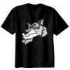 Basic Ronde Hals T-Shirt 140 gr/m2 Zwart Thumbnail